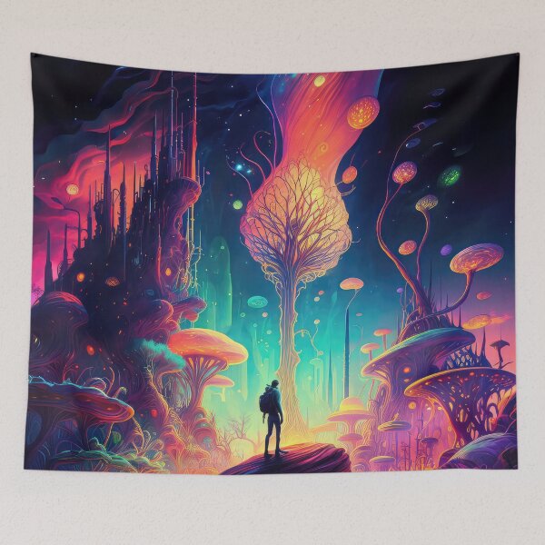 Item preview, Mesmerizing Psychedelic World designed and sold by SeedDesign.
