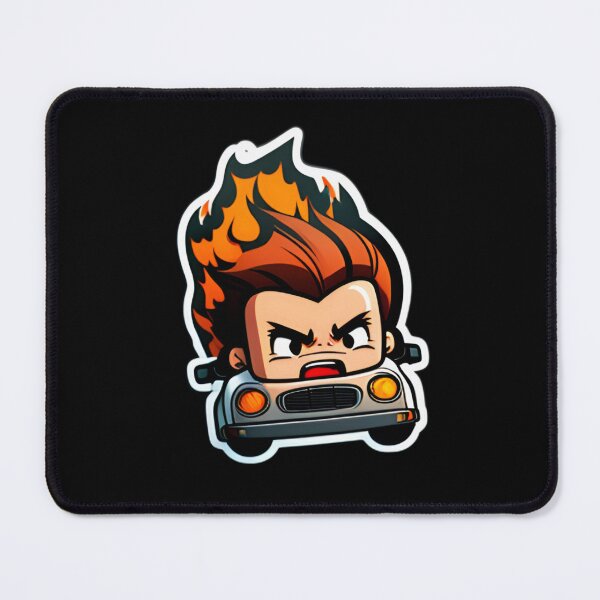 Item preview, Dangerous Angry Driver Anime Drawing of Funny Cartoon Driver designed and sold by verluxe.