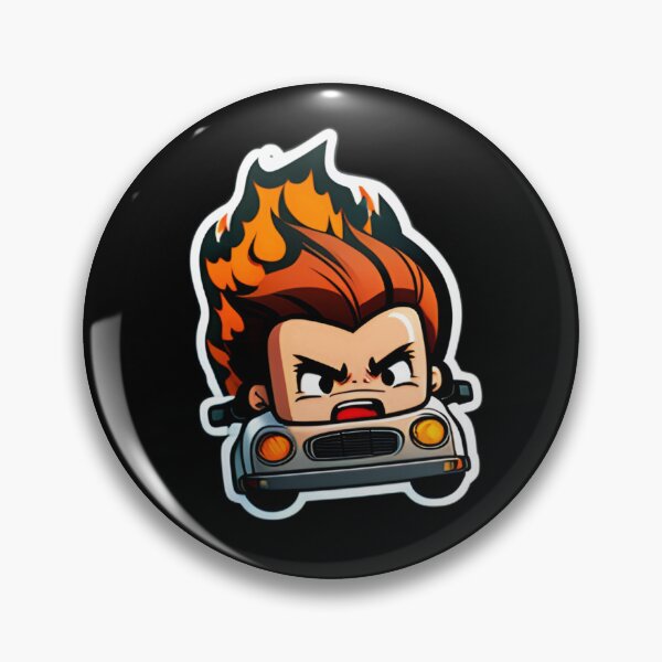 Item preview, Dangerous Angry Driver Anime Drawing of Funny Cartoon Driver  designed and sold by verluxe.