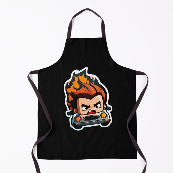 Item preview, Dangerous Angry Driver Anime Drawing of Funny Cartoon Driver designed and sold by verluxe.