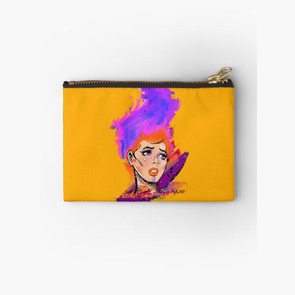 Item preview, Pixelated Woman With Fire designed and sold by gaslight-n.