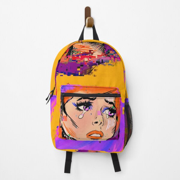Item preview, Pixelated Woman With Fire designed and sold by gaslight-n.