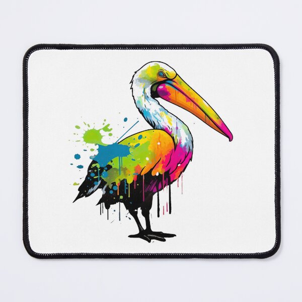 Item preview, Neon Pelican designed and sold by Psy-Dye-AI.