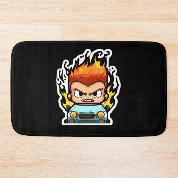 Item preview, Dangerous Angry Driver Anime Drawing of Funny Cartoon Driver  designed and sold by verluxe.