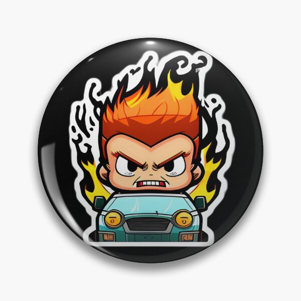 Item preview, Dangerous Angry Driver Anime Drawing of Funny Cartoon Driver  designed and sold by verluxe.