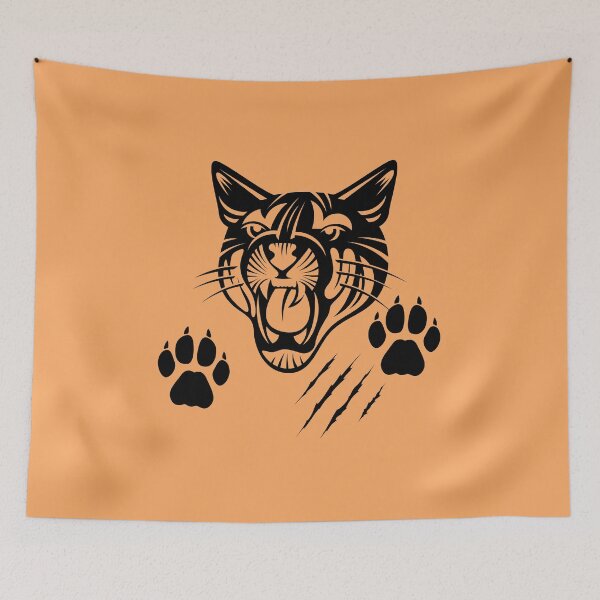 Item preview, Wild feline, puma prints and claws, Gift designed and sold by Ksmith-Style.
