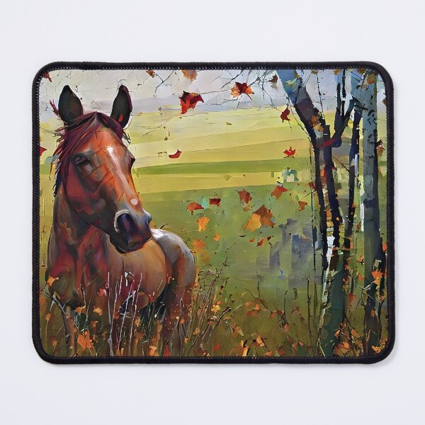 Item preview, horse and birches designed and sold by bogfl.