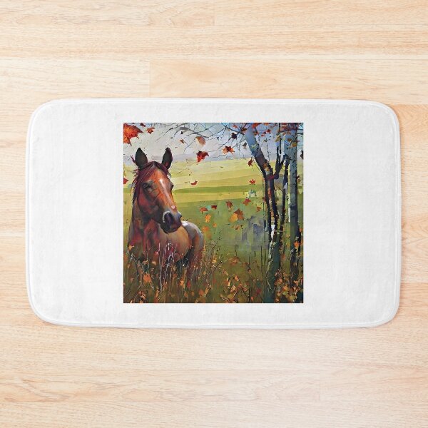 Item preview, horse and birches designed and sold by bogfl.