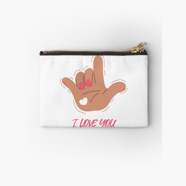 Item preview, Cute I Love You ASL Sign Language designed and sold by Harmonick-Tees.