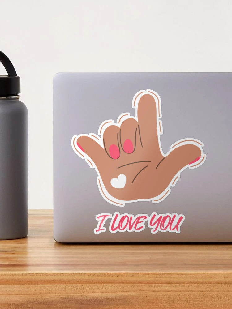 Sign language 🤟 (LOVE) CA 258 Sticker – Oh Snap! Beauty Supply