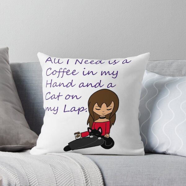 Item preview, Coffee and a Cat designed and sold by AliVega.