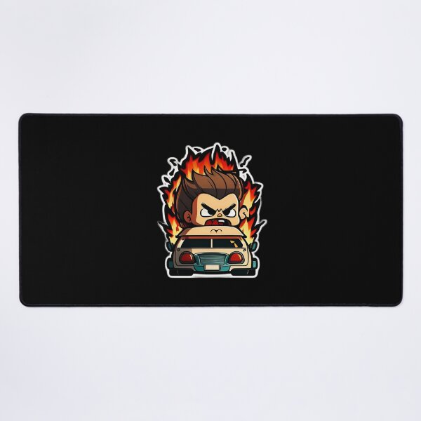 Item preview, Angry Driver Anime Drawing of Funny Cartoon Driver  designed and sold by verluxe.