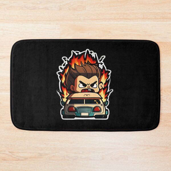 Item preview, Angry Driver Anime Drawing of Funny Cartoon Driver  designed and sold by verluxe.