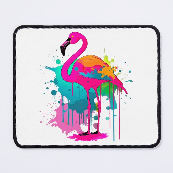 Item preview, Neon Flamingo designed and sold by Psy-Dye-AI.