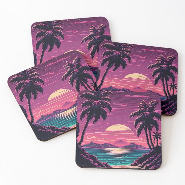 Item preview, 80s Vaporwave Beach designed and sold by RESToRAPTOR.