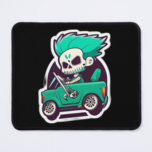 Item preview, zombie Driver Anime Drawing of Funny Cartoon Driver designed and sold by verluxe.