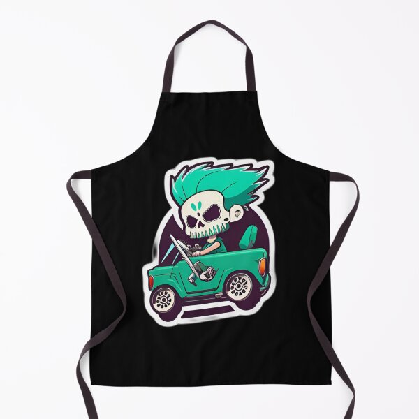 Item preview, zombie Driver Anime Drawing of Funny Cartoon Driver designed and sold by verluxe.