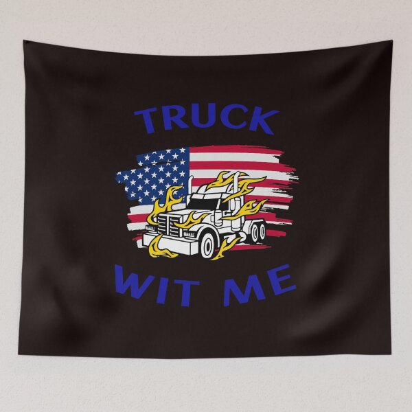 Item preview, American Trucker Truck Wit Me FWB designed and sold by TeamsterLife.