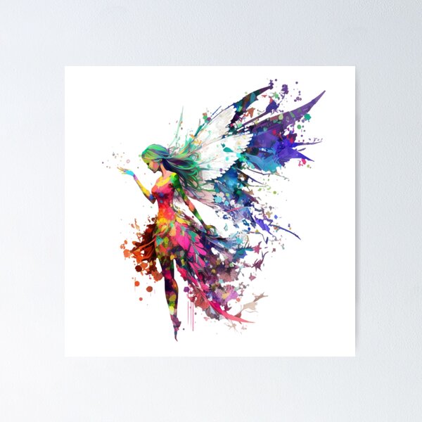 Item preview, Aesthetic Colorful Fairy Fantasy Design designed and sold by EnzoZs.