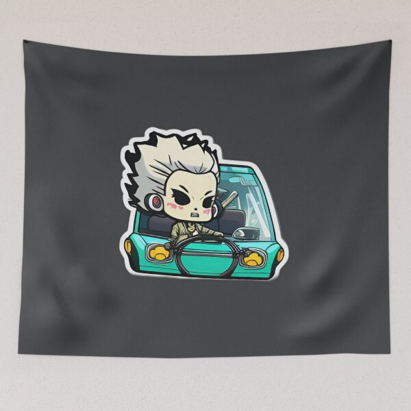 Item preview, Zombie Driver Anime Drawing of Funny Cartoon Driver  designed and sold by verluxe.