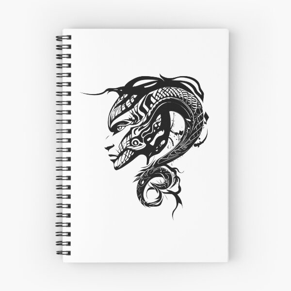 Item preview, Tribal Tattoo of Serpent Man designed and sold by ShadowAndSlate.