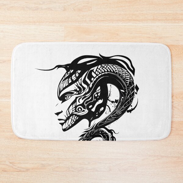 Item preview, Tribal Tattoo of Serpent Man designed and sold by ShadowAndSlate.