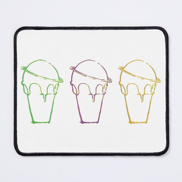 Item preview, Three planet melting ice cream cones designed and sold by 3RingsSaturn.