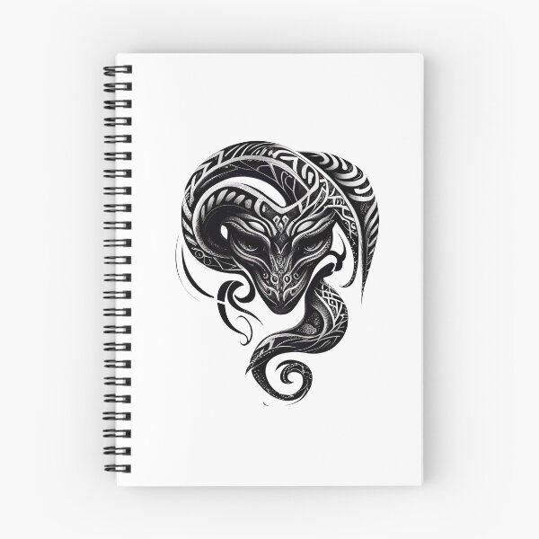 Item preview, Tribal Tattoo of Snake designed and sold by ShadowAndSlate.