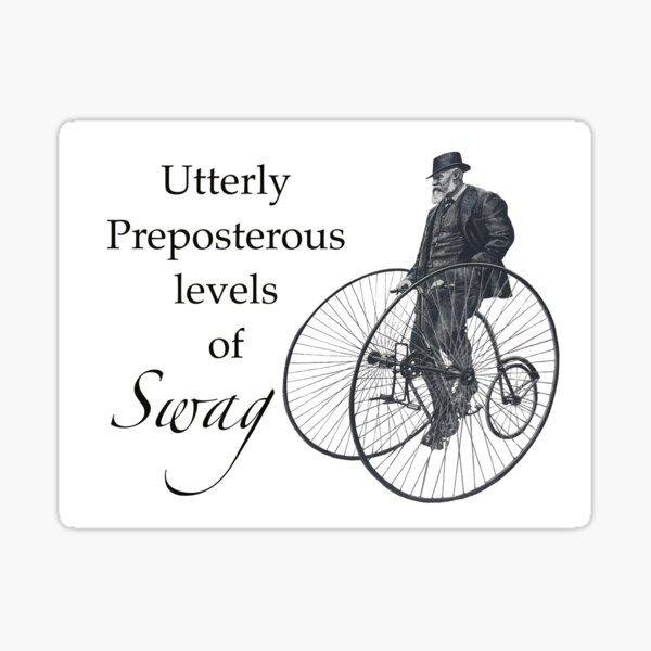 "Swagalicious " Sticker for Sale by CursedBumpers Redbubble