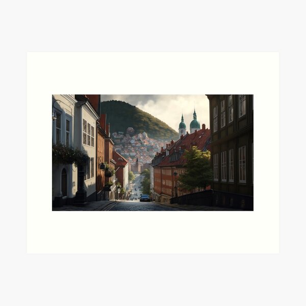 Item preview, Bergen, Norway designed and sold by DreamscapesAI.