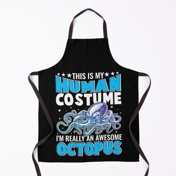 Item preview, This Is My Human Costume I am Really An Awesome Octopus - Funny Gifts for Octopuses Lovers by FanityPrints designed and sold by FanityPrints.