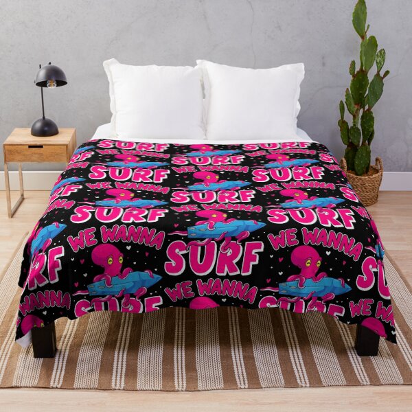 Item preview, We Wanna Surf - Funny Gifts for Octopuses Lovers by FanityPrints designed and sold by FanityPrints.