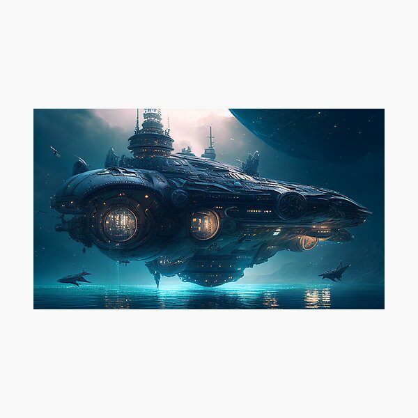 Item preview, Future Spacecraft designed and sold by Pixel4Art.
