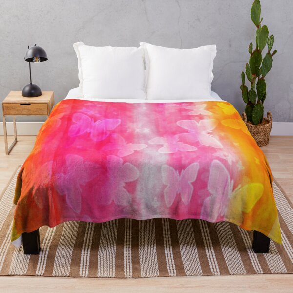 Item preview, Hot Pink Sunset Butterflies designed and sold by ArtistaCats.