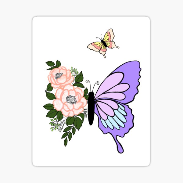 Half Butterfly Half Flower Merch & Gifts for Sale | Redbubble