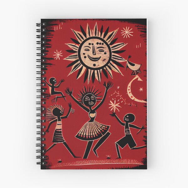 Item preview, Joyful Celebrations: Warli Art Depicts Happiness and Unity designed and sold by Banded-Canyon.
