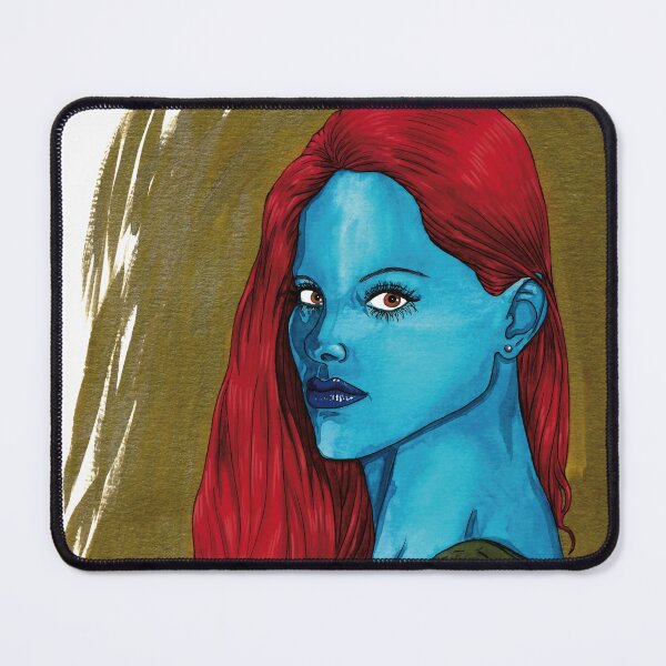 Item preview, Blue Skin Redhead designed and sold by robsonroper.