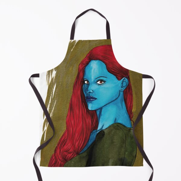 Item preview, Blue Skin Redhead designed and sold by robsonroper.