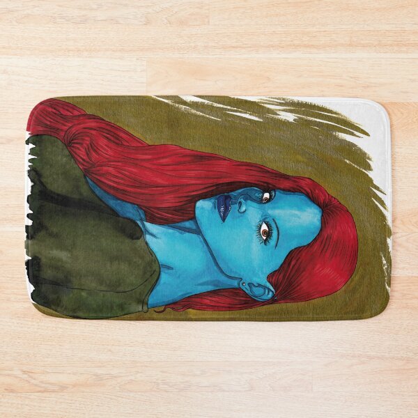 Item preview, Blue Skin Redhead designed and sold by robsonroper.