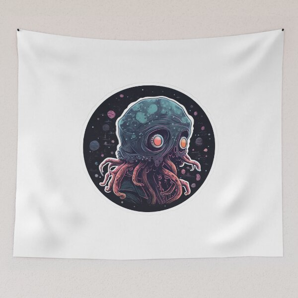 Item preview, Alien Atychiphobia Cute Monster designed and sold by MrBadDream.
