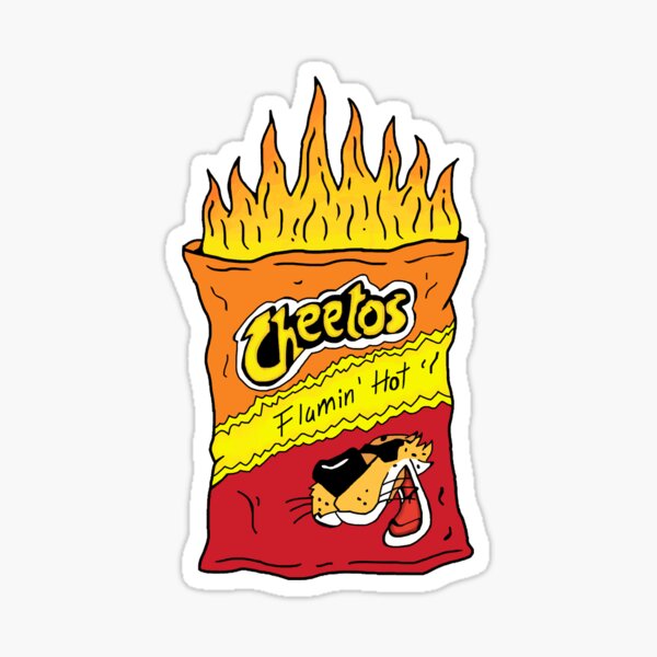 Hot Cheetos Stickers | Redbubble