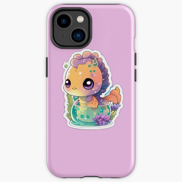 Cute Cartoon Seahorse iPhone Tough Case