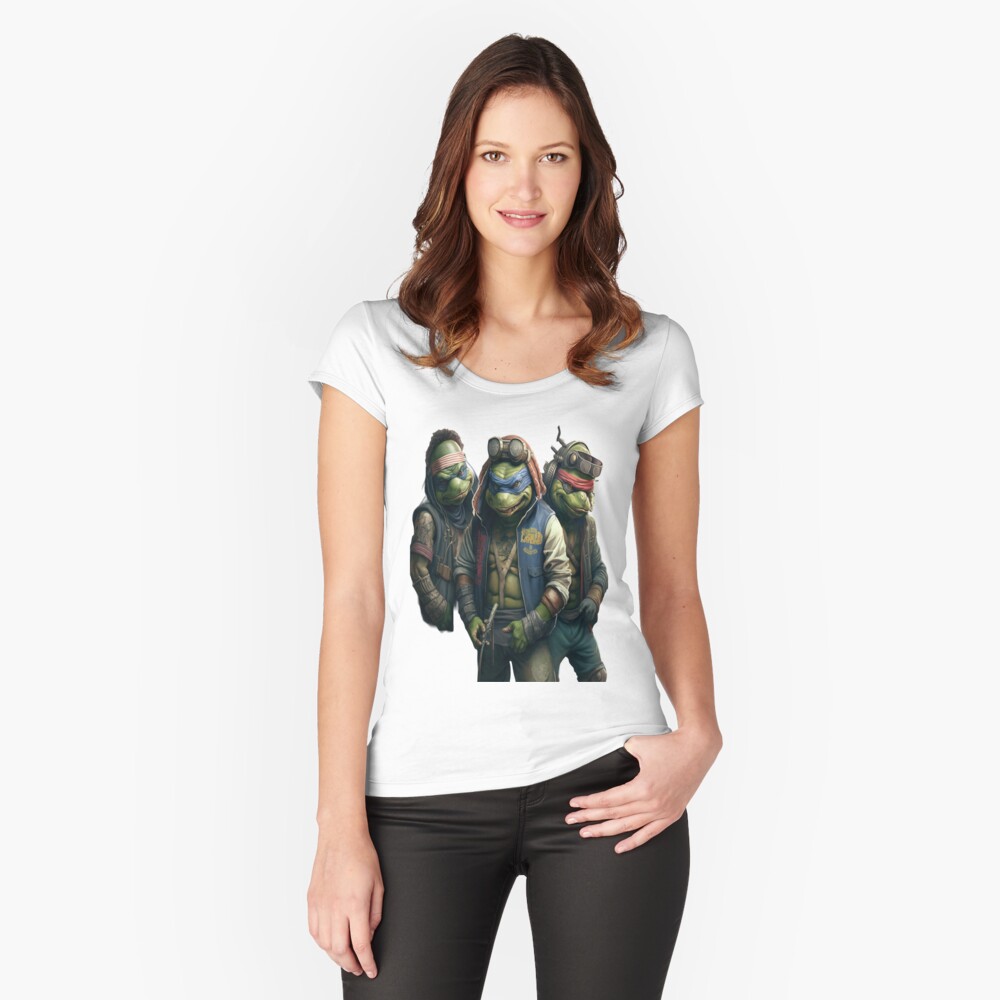 Custom Teenage Mutant Ninja Turtles Retro T-shirt By Mdk Art - Artistshot