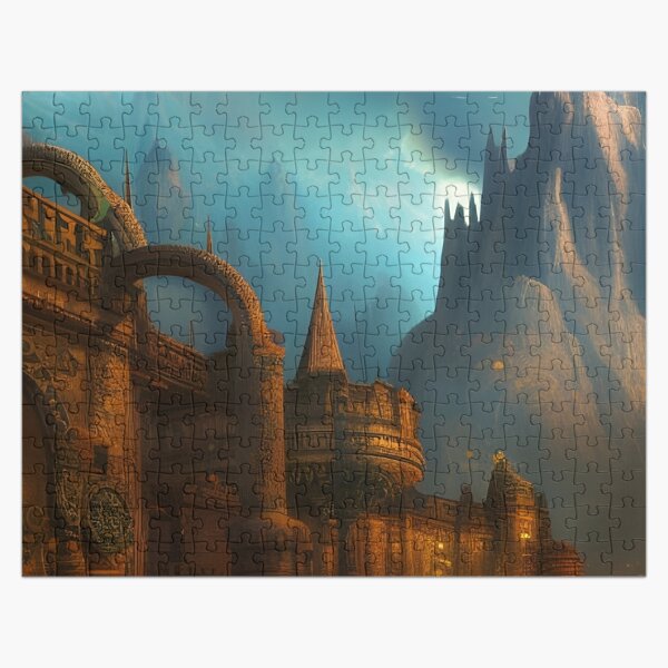 Detailed matte painting, deep color, fantastical, intricate detail, splash screen, complementary colors, fantasy concept art Jigsaw Puzzle