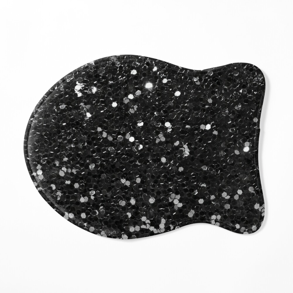 Black Glitter Look Chunky Sequin | Socks