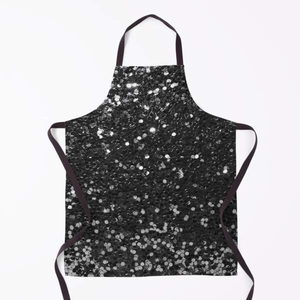 Item preview, Black Glitter Look Chunky Sequin designed and sold by ColorFlowArt.