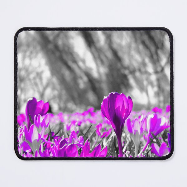Item preview, Purple Flowers Monochrome designed and sold by Bunmigraphics .