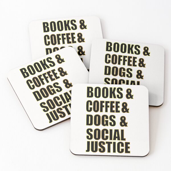 Item preview, Books and coffee and dogs and social justice designed and sold by hcarts.