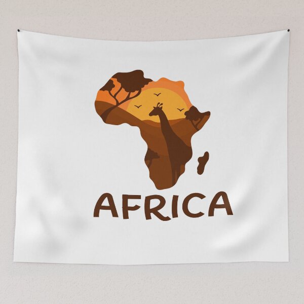 Item preview, Africa map designed and sold by Mosart-98.