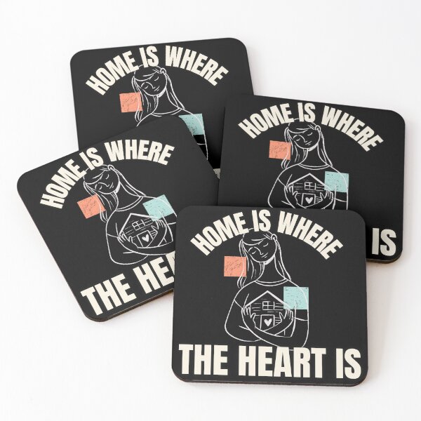 Item preview, Home is Where the Heart is - Mindset Vibes designed and sold by Merch-and-Vibes.